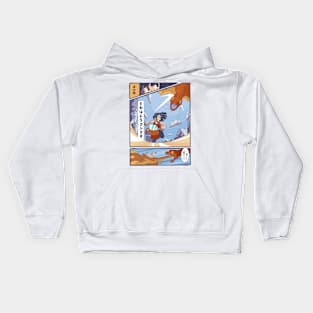 Japanese Comic Art Kids Hoodie